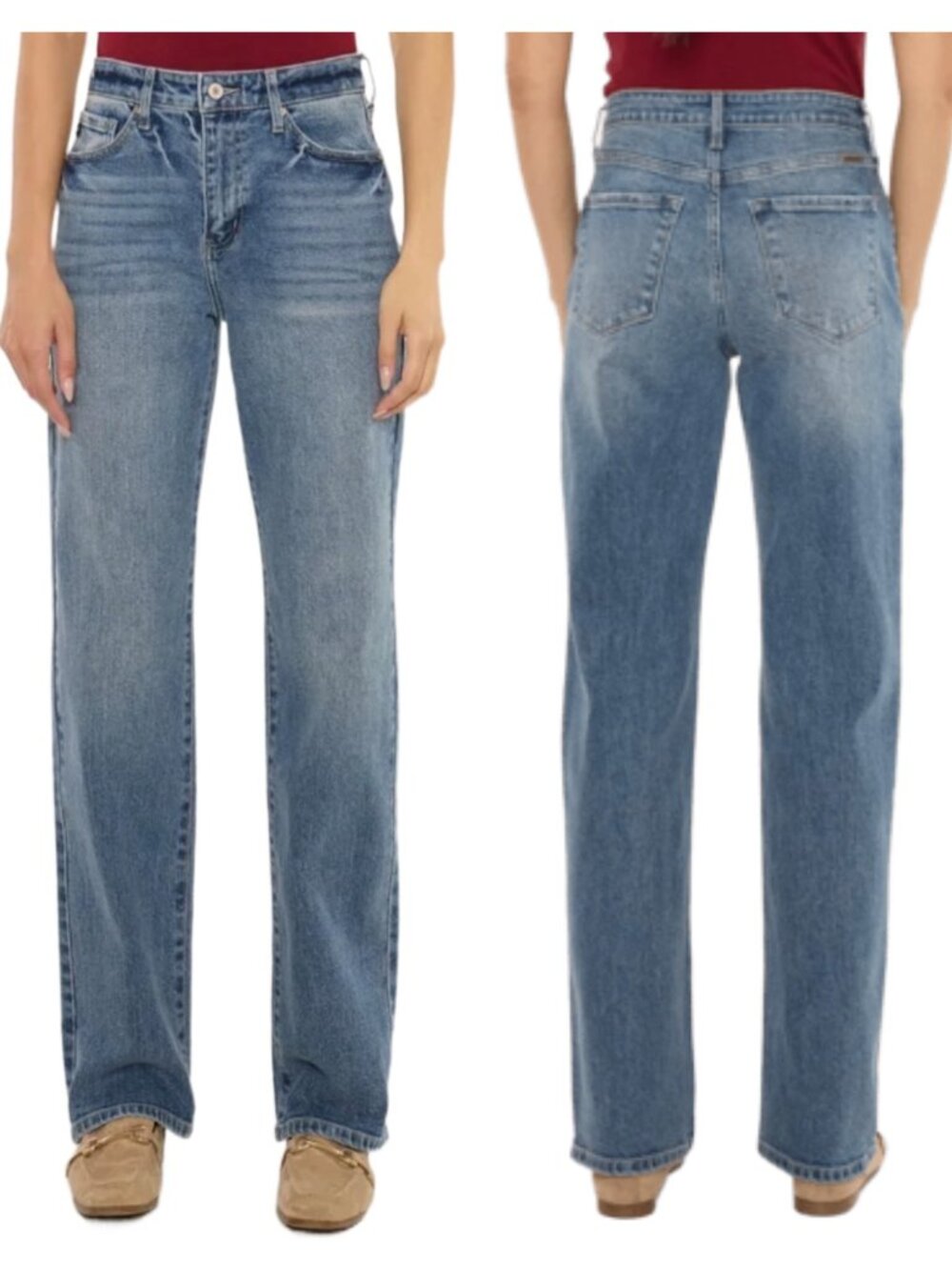 KanCan Ophelia High Rise True Straight Jeans 9/28